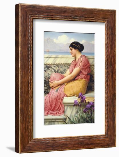 Absence Makes the Heart Grow Fonder-John William Godward-Framed Premium Giclee Print