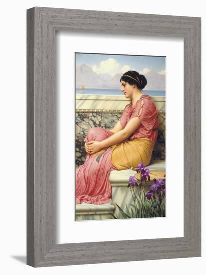 Absence Makes the Heart Grow Fonder-John William Godward-Framed Premium Giclee Print