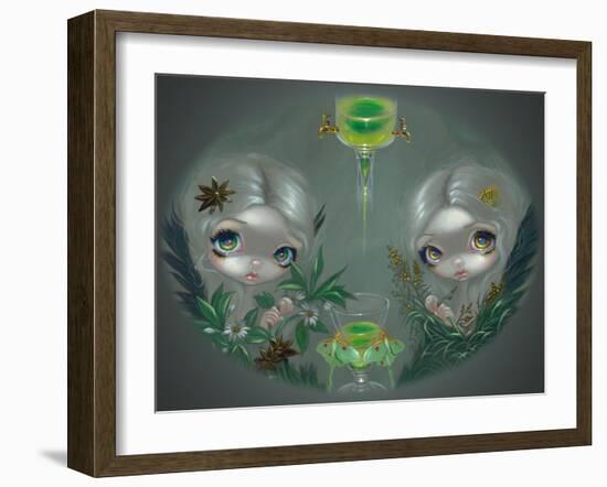 Absinthe: Anise and Artemisia-Jasmine Becket-Griffith-Framed Art Print