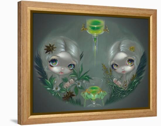 Absinthe: Anise and Artemisia-Jasmine Becket-Griffith-Framed Stretched Canvas