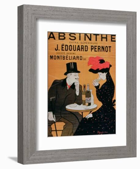 Absinthe Extra Superior', Produced by J. Edward Pernot for Montbeliar, Liquer Mont-Christ-Leonetto Cappiello-Framed Giclee Print