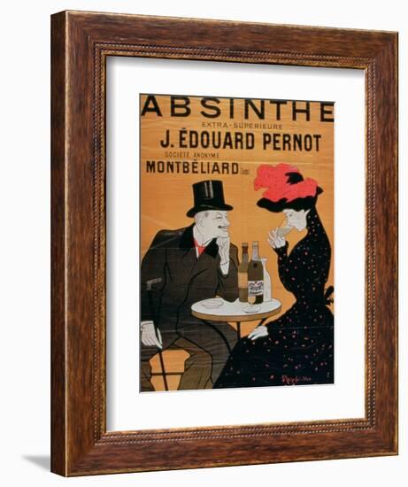 Absinthe Extra Superior', Produced by J. Edward Pernot for Montbeliar, Liquer Mont-Christ-Leonetto Cappiello-Framed Giclee Print