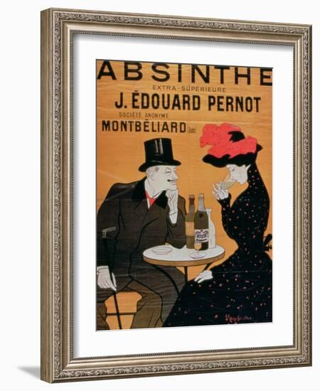 Absinthe Extra Superior', Produced by J. Edward Pernot for Montbeliar, Liquer Mont-Christ-Leonetto Cappiello-Framed Giclee Print