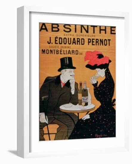 Absinthe Extra Superior', Produced by J. Edward Pernot for Montbeliar, Liquer Mont-Christ-Leonetto Cappiello-Framed Giclee Print