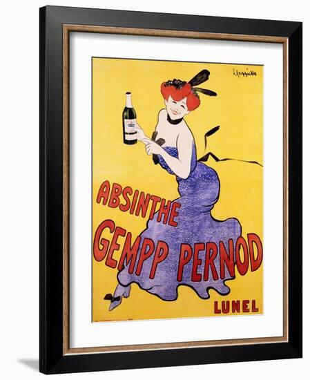 Absinthe Gempp Pernod, 1903-Leonetto Cappiello-Framed Art Print