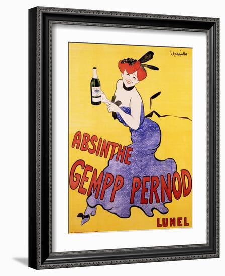 Absinthe Gempp Pernod, 1903-Leonetto Cappiello-Framed Art Print