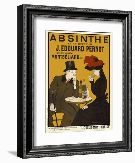 Absinthe. Liqueur Mont-Christ-Leonetto Cappiello-Framed Art Print