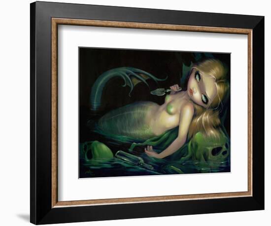 Absinthe Mermaid-Jasmine Becket-Griffith-Framed Art Print