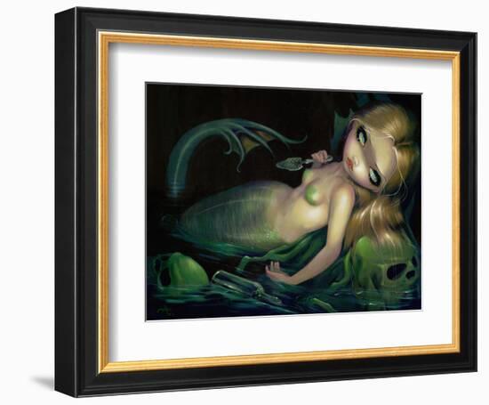 Absinthe Mermaid-Jasmine Becket-Griffith-Framed Art Print