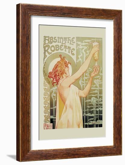 Absinthe Rebette-Privat Livemont-Framed Art Print