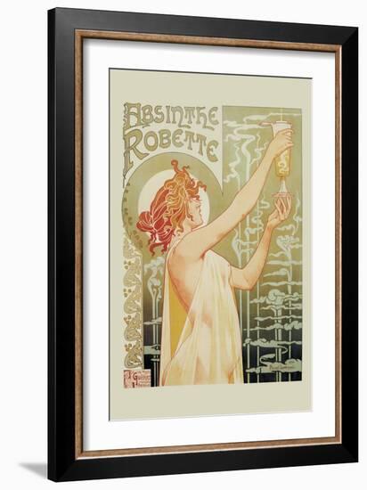 Absinthe Rebette-Privat Livemont-Framed Art Print