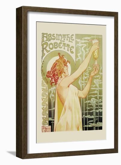 Absinthe Rebette-Privat Livemont-Framed Art Print