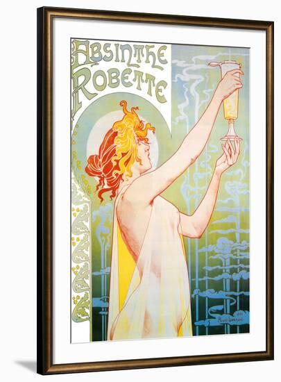 Absinthe Robette-Privat Livemont-Framed Art Print