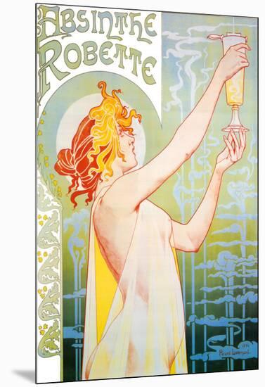 Absinthe Robette-Privat Livemont-Mounted Art Print