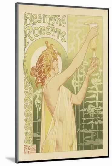 Absinthe Robette-Privat Livemont-Mounted Art Print