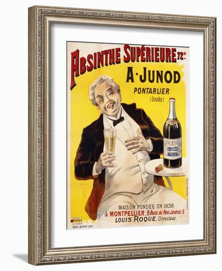 Absinthe Superieure Beverage Poster-null-Framed Giclee Print