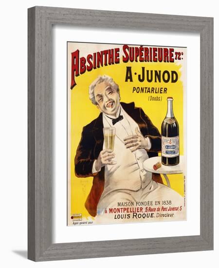 Absinthe Superieure Beverage Poster-null-Framed Giclee Print