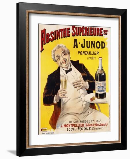 Absinthe Superieure Beverage Poster-null-Framed Giclee Print