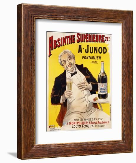 Absinthe Superieure Beverage Poster-null-Framed Giclee Print