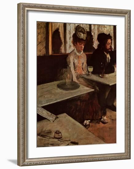 Absinthe-Edgar Degas-Framed Art Print