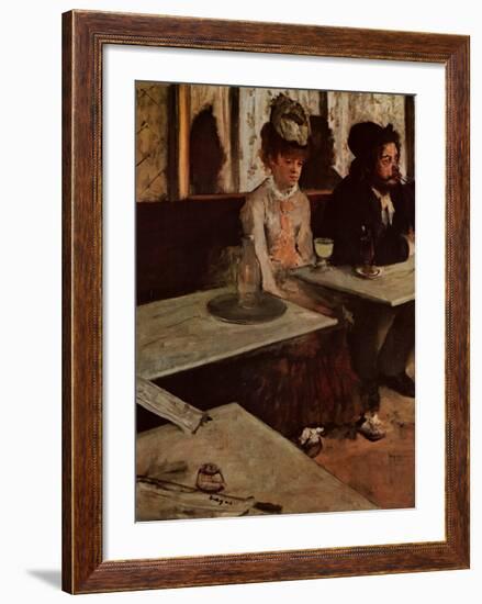 Absinthe-Edgar Degas-Framed Art Print