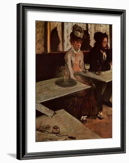 Absinthe-Edgar Degas-Framed Art Print