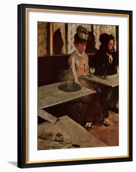 Absinthe-Edgar Degas-Framed Art Print