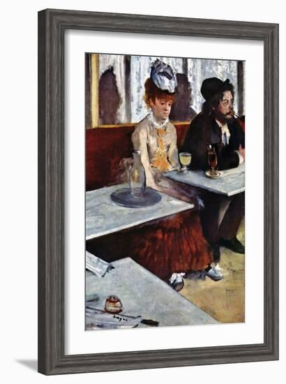 Absinthe-Edgar Degas-Framed Art Print