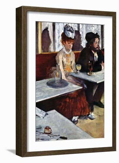 Absinthe-Edgar Degas-Framed Art Print