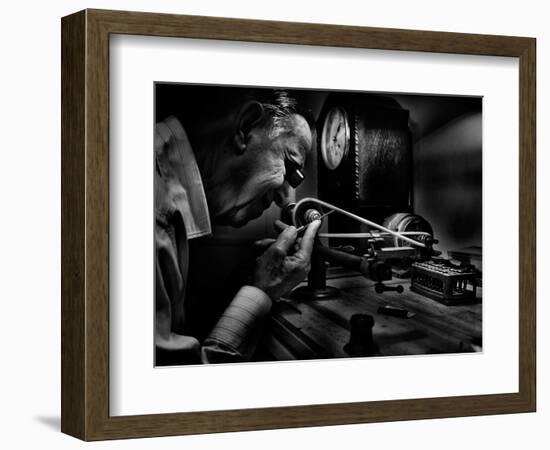 Absolute Precision to the Exact Time-Antonio Grambone-Framed Photographic Print