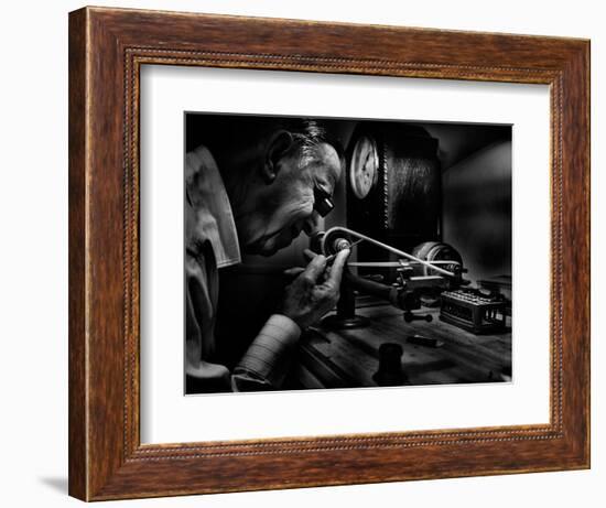 Absolute Precision to the Exact Time-Antonio Grambone-Framed Photographic Print