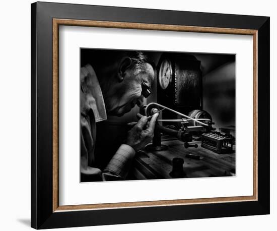 Absolute Precision to the Exact Time-Antonio Grambone-Framed Photographic Print