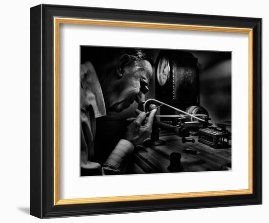 Absolute Precision to the Exact Time-Antonio Grambone-Framed Photographic Print