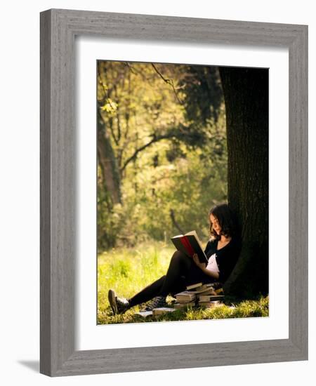 Absorbed-Dimitri Caceaune-Framed Photographic Print