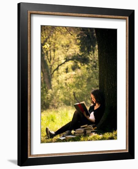 Absorbed-Dimitri Caceaune-Framed Photographic Print