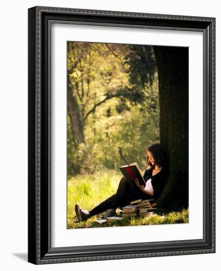 Absorbed-Dimitri Caceaune-Framed Photographic Print