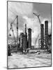 Absorption Towers Being Installed, Coleshill Coal Preparation Plant, Warwickshire, 1962.6th July-Michael Walters-Mounted Photographic Print