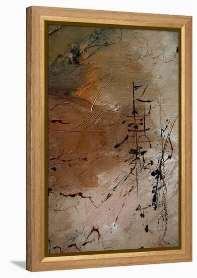 Abstract 12072-Pol Ledent-Framed Stretched Canvas