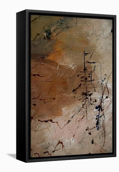 Abstract 12072-Pol Ledent-Framed Stretched Canvas