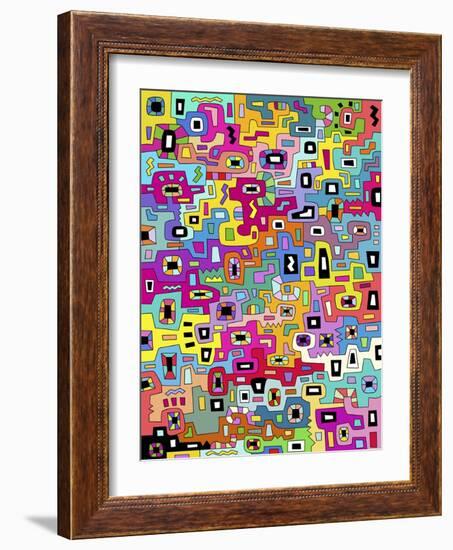 Abstract 17118-Miguel Balbás-Framed Giclee Print