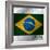 Abstract 2014 World Cup Poster-vipervxw-Framed Art Print