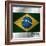 Abstract 2014 World Cup Poster-vipervxw-Framed Art Print