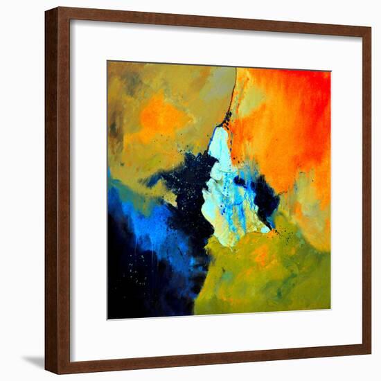 Abstract 211102-Pol Ledent-Framed Art Print