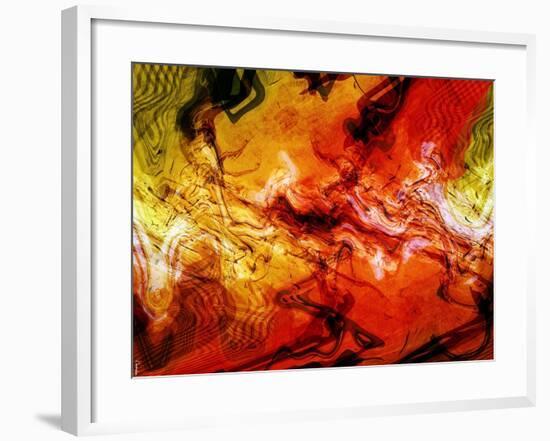 Abstract 21-Shiroki Kimaneka-Framed Giclee Print