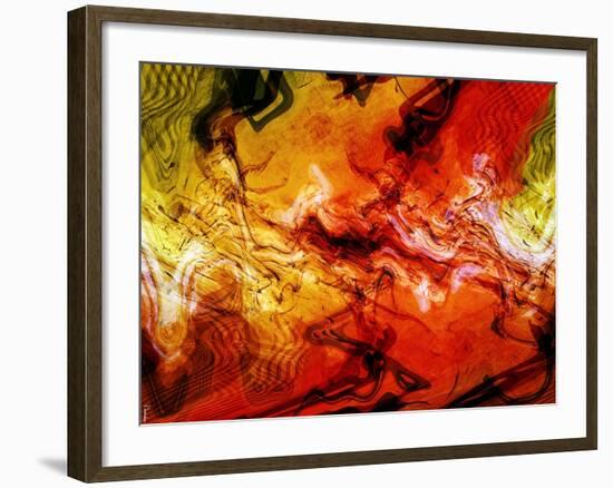 Abstract 21-Shiroki Kimaneka-Framed Giclee Print