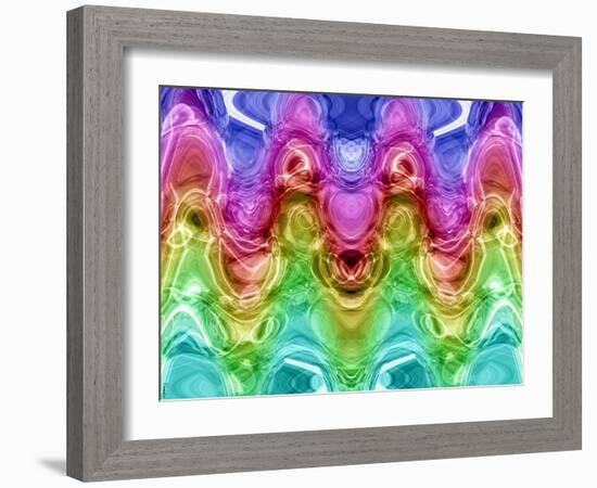 Abstract 22-Shiroki Kimaneka-Framed Giclee Print