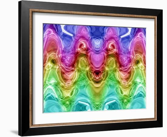 Abstract 22-Shiroki Kimaneka-Framed Giclee Print