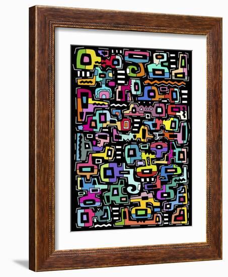 Abstract 3-1-18-Miguel Balbás-Framed Giclee Print