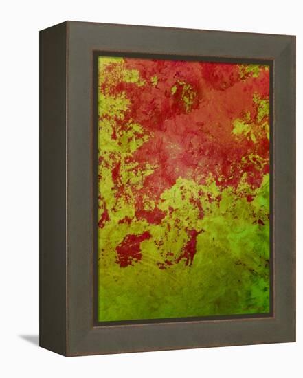 Abstract 304-Herb Dickinson-Framed Premier Image Canvas