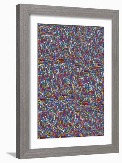 Abstract 3815-Miguel Balb?s-Framed Giclee Print